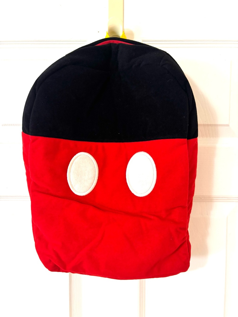 Vintage Disney Store Mickey Mouse Plush Backpack Bean Bag Holder